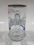 Vintage Britannia Royal Hudson 2860 Train Locomotive M.V. Britannia Harbour Ferries 5 1/2" Tall Glass Beer Mug Cup