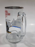 Vintage Britannia Royal Hudson 2860 Train Locomotive M.V. Britannia Harbour Ferries 5 1/2" Tall Glass Beer Mug Cup