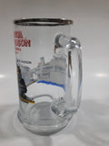 Vintage Britannia Royal Hudson 2860 Train Locomotive M.V. Britannia Harbour Ferries 5 1/2" Tall Glass Beer Mug Cup