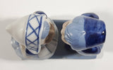 Vintage E.H. Delft Blue Holland Dutch Boy and Girl Kissing Hand Painted Ceramic 5" Tall Figurine 9198