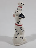 Vintage Schmid 101 Dalmatians Pongo with Puppy On His Head 4 3/4" Tall Ceramic Porcelain Figurine Ornament