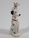 Vintage Schmid 101 Dalmatians Pongo with Puppy On His Head 4 3/4" Tall Ceramic Porcelain Figurine Ornament