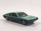 Unknown Brand #55 Teal Green Die Cast Toy Car Vehicle Busted Base