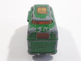 Vintage Lesney Matchbox Series No. 34 High Raised Roof Volkswagen Camper Van Painted Green Die Cast Toy Car Vehicle with Opening Doors