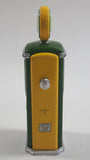 1950s Style John Deere Miniature 3 3/8" Tall Die Cast Metal Gas Pump - Missing Hose