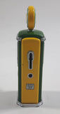 1950s Style John Deere Miniature 3 3/8" Tall Die Cast Metal Gas Pump - Missing Hose