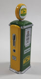 1950s Style John Deere Miniature 3 3/8" Tall Die Cast Metal Gas Pump - Missing Hose