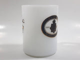 Vintage Federal Old Fort Henry, Kingston, Ontaro Firing The Cannon White Milk Glass Coffee Mug Cup Made in U.S.A. 1813-1891 The Citadel of Upper Canada