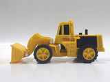1990 Tonka Front End Loader Yellow Plastic Die Cast Toy Car Construction Equipment Vehicle