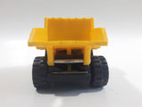 Vintage 1970s Tonka Dump Truck Yellow Pressed Steel Die Cast Toy Car Construction Equipment Vehicle - Made in Hong Kong