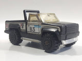 Vintage 1978 Tonka Pickup Truck Black and Silver Pressed Steel Die Cast Toy Car Construction Equipment Vehicle - Made in Mexico
