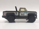 Vintage 1978 Tonka Pickup Truck Black and Silver Pressed Steel Die Cast Toy Car Construction Equipment Vehicle - Made in Mexico