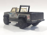 Vintage 1978 Tonka Pickup Truck Black and Silver Pressed Steel Die Cast Toy Car Construction Equipment Vehicle - Made in Mexico