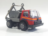 Vintage KY (Kai Yip) Steel Roder Bin Dumper Truck Red Plastic and Pressed Steel Die Cast Toy Car Vehicle