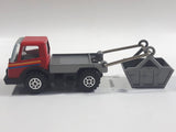 Vintage KY (Kai Yip) Steel Roder Bin Dumper Truck Red Plastic and Pressed Steel Die Cast Toy Car Vehicle