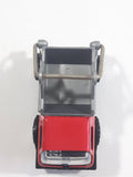 Vintage KY (Kai Yip) Steel Roder Bin Dumper Truck Red Plastic and Pressed Steel Die Cast Toy Car Vehicle