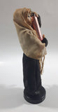 Rabbi Holding Pink Torah with Star of David on it 7" Tall Religious  Figurine