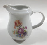 Kahla "Yellow Tea Rose" White Porcelain Creamer - German Democratic Republic