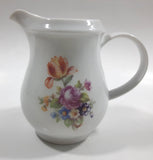 Kahla "Yellow Tea Rose" White Porcelain Creamer - German Democratic Republic