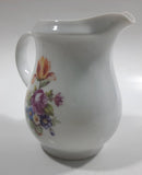 Kahla "Yellow Tea Rose" White Porcelain Creamer - German Democratic Republic