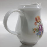 Kahla "Yellow Tea Rose" White Porcelain Creamer - German Democratic Republic