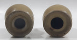 Vintage Stoneware Drip Glaze Salt and Pepper Shakers