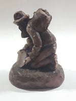 Vintage Pearlite Canada Wax Man Gold Panning Wax Figure