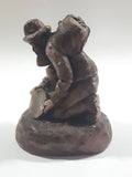 Vintage Pearlite Canada Wax Man Gold Panning Wax Figure