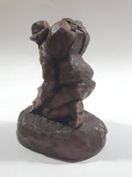 Vintage Pearlite Canada Wax Man Gold Panning Wax Figure