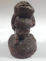 Vintage Pearlite Canada Wax Man Gold Panning Wax Figure