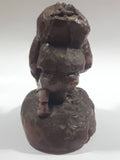 Vintage Pearlite Canada Wax Man Gold Panning Wax Figure