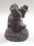 Vintage Pearlite Canada Wax Man Gold Panning Wax Figure