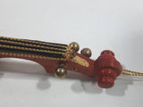 Miniature 5" Long Wood Violin Instrument Hanging Tree Ornament