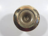 Heavy Brass Tone Metal Candle Holder