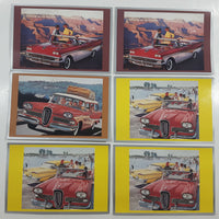 1990 Out Of The West Automobile Travel Themed Paper Post Cards #1048, #1051, #1056