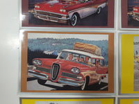 1990 Out Of The West Automobile Travel Themed Paper Post Cards #1048, #1051, #1056