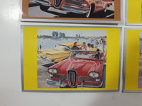 1990 Out Of The West Automobile Travel Themed Paper Post Cards #1048, #1051, #1056