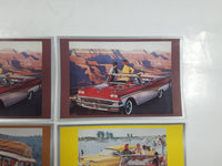 1990 Out Of The West Automobile Travel Themed Paper Post Cards #1048, #1051, #1056