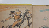 Vintage 1958 Columbia Broadcasting System Gunsmoke Authorized TV Edition featuring Matt Dillon Paper Cover Book By Robert Turner