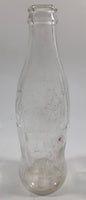 1960s Coca-Cola Coke Soda Pop Non-Refillable Clear Glass Bottle