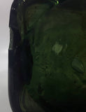 Vintage 10" Tall Dark Green Glass Bottle