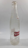 Very Rare Vintage Stubby Quality 9 1/4" Tall ACL Embossed Glass Soda Pop Beverage Bottle