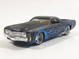 Hot Wheels G Machines '71 El Camino Black 1/50 Scale Die Cast Toy Muscle Car Vehicle with Rubber Tires - Missing the Rear Bumper