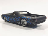 Hot Wheels G Machines '71 El Camino Black 1/50 Scale Die Cast Toy Muscle Car Vehicle with Rubber Tires - Missing the Rear Bumper