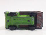 Vintage PlayArt Tow Truck Green and Red Die Cast Toy Car Vehicle Made in Hong Kong