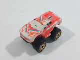 1987 Road Champs 4x4 Ferrari Testarossa Pink Micro Mini Die Cast Toy Car Vehicle