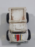 1987 Road Champs Tow Truck City Towing White Micro Mini Die Cast Toy Car Vehicle