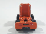 1988 Road Champs Semi Tractor Truck Orange Micro Mini Die Cast Toy Car Vehicle