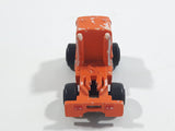 1988 Road Champs Semi Tractor Truck Orange Micro Mini Die Cast Toy Car Vehicle