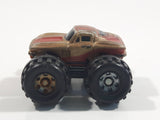 Galoob Micro Machines '64 Corvette Monster Truck Brown Mini Die Cast Toy Car Vehicle